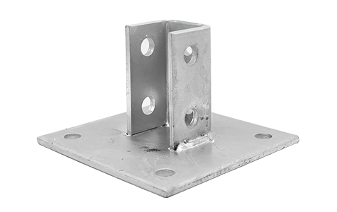 Base Plate for Single Struct Channel